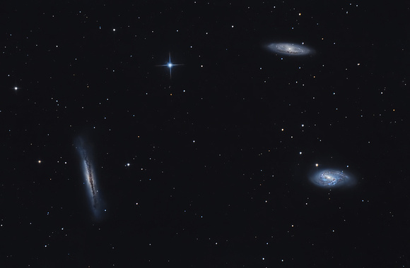 M65, M66, NGC 3628 - The Leo Triplet