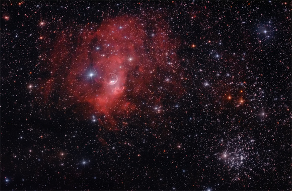 NGC 7635 - Bubble Nebula, M52